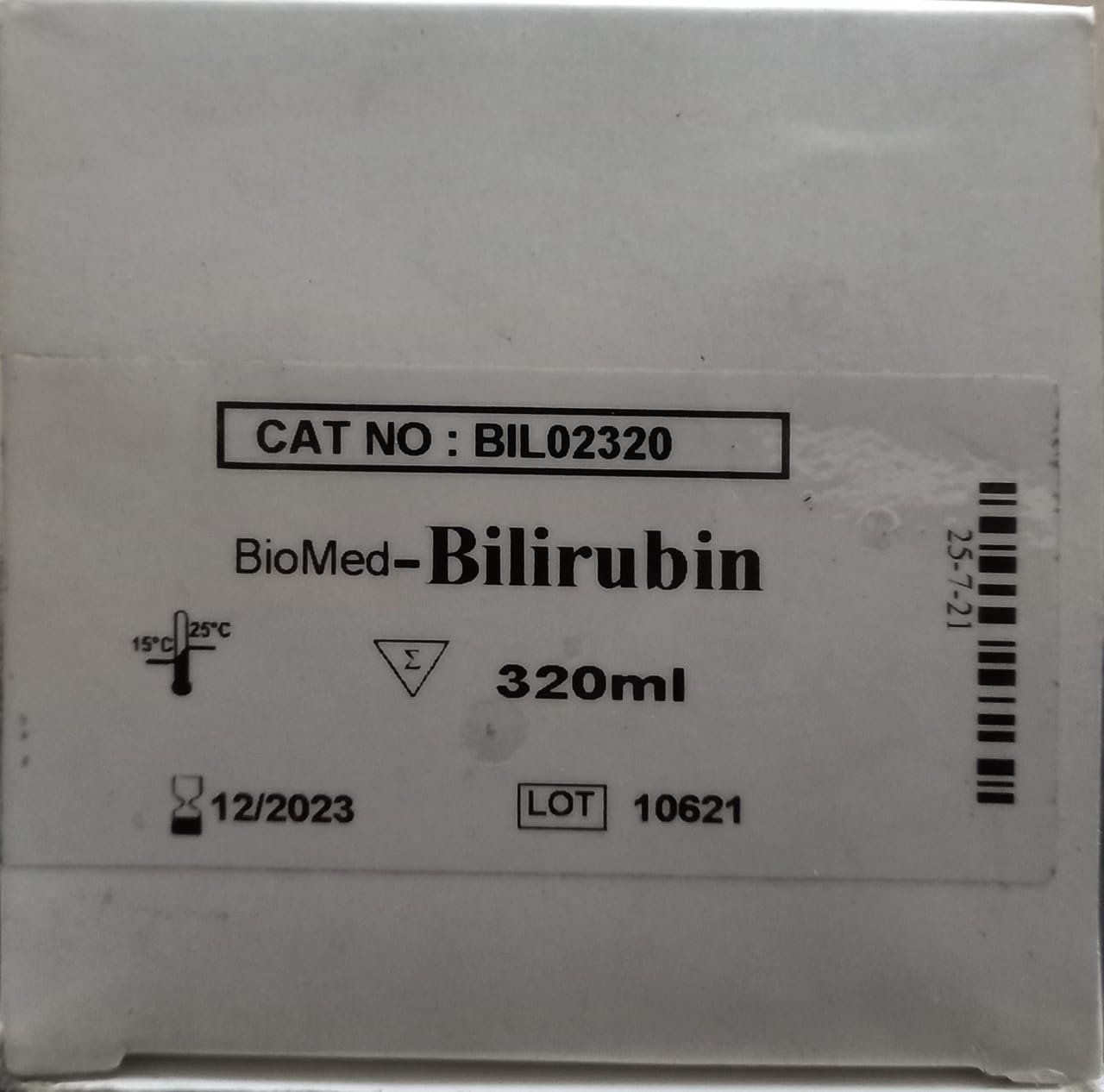 Biomed – Bilirubin Total (320 ml) - Biomed – Bilirubin Total (320 ml)