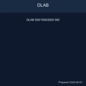 DLAB 500/1000/2000 1000